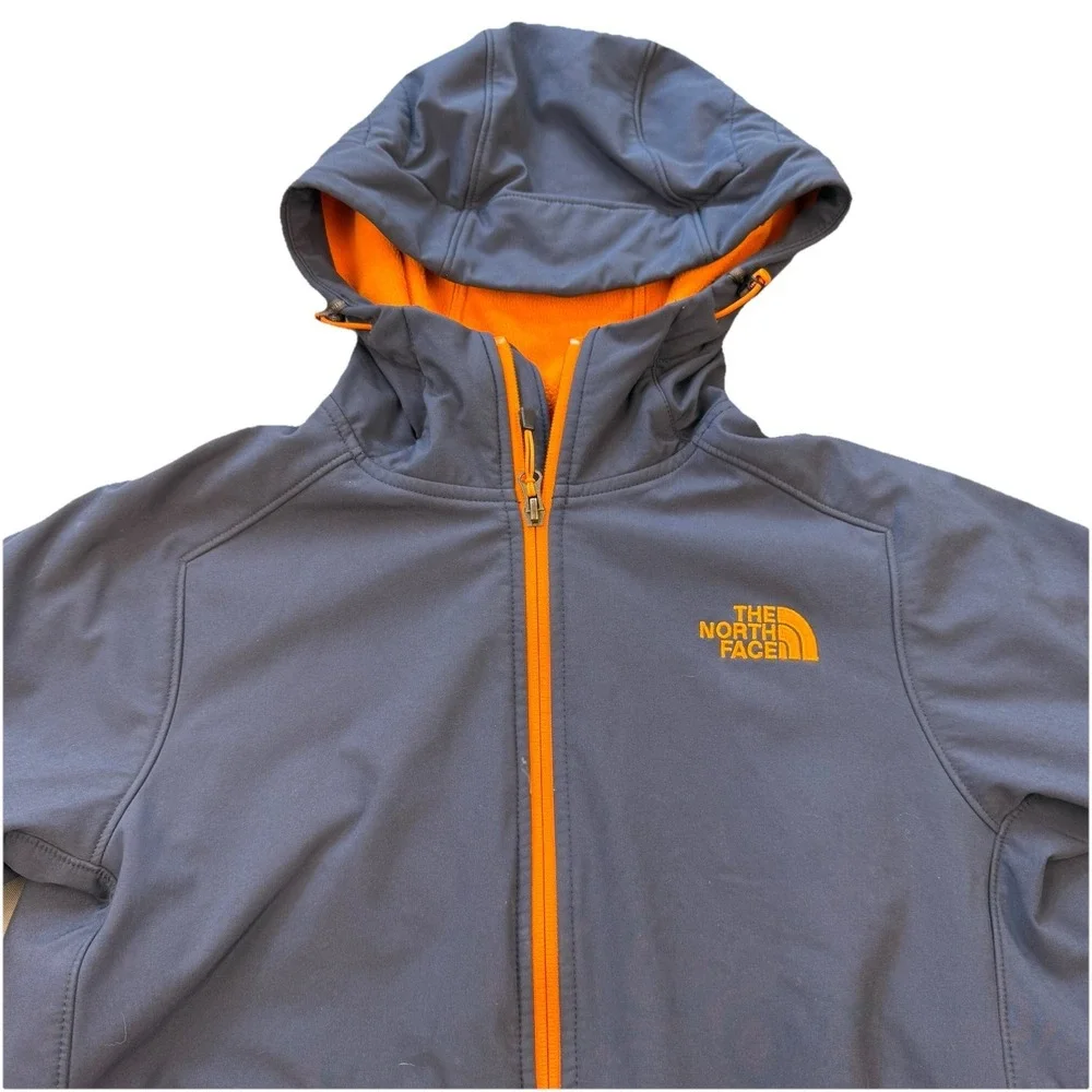 The North Face Men's Small S‎ Apex Flex Jacket Gray With Orange Accents